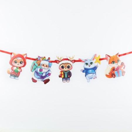 Garland on the New Year's tape, characters-8