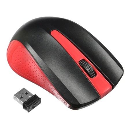 Mouse call 485MW black/red optical (1600DPI) Wireless USB for a laptop (3but)-3