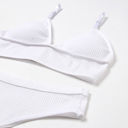 Female set (top, panties) color white, size 42-44-1