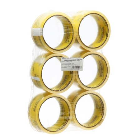 Sticky packaging tape Universal 50mm x 66y crystal - clean-2
