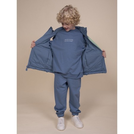 Vest for boys, height 140 cm, jeans color-5