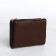 Women's wallet on a magnet, brown color
