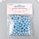 Set of beads "needlework" plastic, diameter 8 mm, 25 g, blue