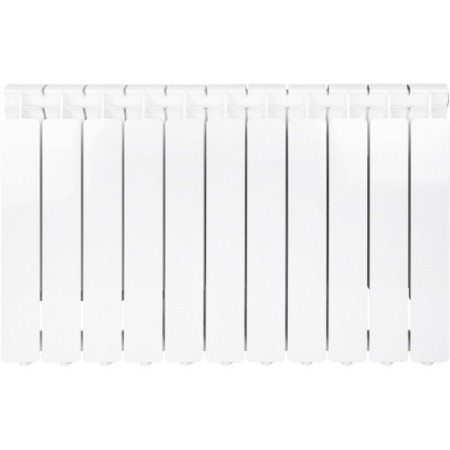 Aluminum radiator Stout Bravo, 500 x 80 mm, 11 sections, side connection-1