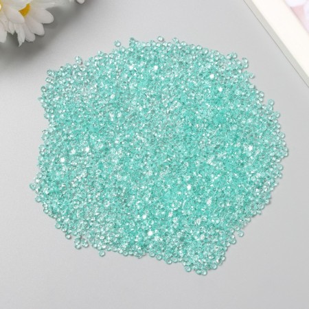 Decor for creativity plastic "Crystals of the sea wave" set 20 grams d = 0.12 cm-1