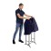 Costume hanger "Style", 47 × 34.8 × 108 cm, black color