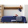 Cotton tablecloth dark blue in color Essential, size 170x250 cm