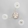 Cell chandelier Betty 3x40W E14 chrome 54x54x29 cm