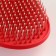 Combuster-arrangement with metal teeth, 13 x 8.5 cm, red