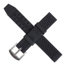 18 mm watch strap, silicone, l-22 cm