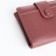 Women's wallet on the button, pink color