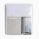 Tulle to the kitchen on a curtain tape 250x160 cm, white, 100% polyester