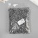 Beads for creativity plastic "Russian letters on the black cube" set of 500 grams 0.6x0.6x0.6 cm