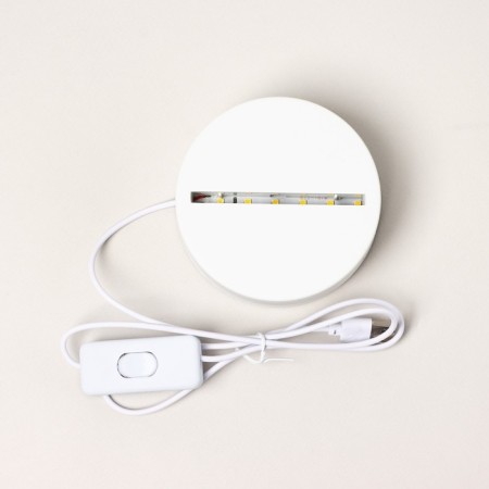 Acrylic lamp "Magic moments", 11.8 x 22 cm, model GBV-0121-3