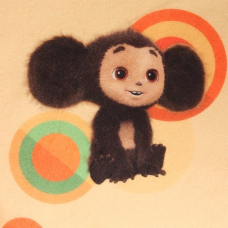 Cheburashka plaid, 100x140 cm, 100% p/e-1