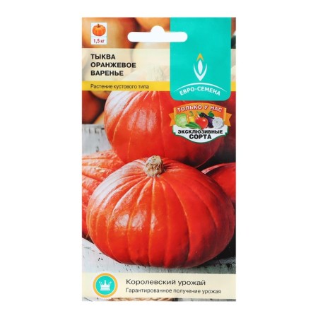 Seeds of pumpkin "Orange jam", central/p, 5 pcs