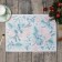 New Year's napkin on the Christmas Flowers table, 30x40cm