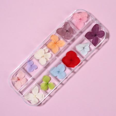 Sudden for decor "Tenderness", voluminous, 12 species, in a case, multi -colored-1