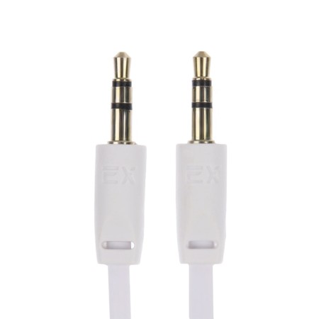 EXPLOYD EX-K-475 Jack 3.5 (M) cable-Jack 3.5 (M), for micro and headphones, 1 m, white-3