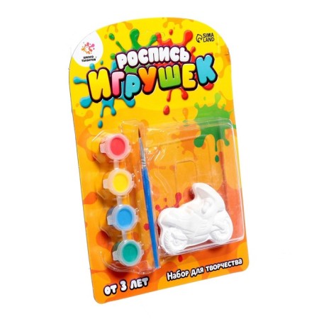 Set for creativity "painting toys from gypsum", technician mix-4