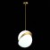 Suspension lamp ST LUCE. SL1164.323.01. Laico. 1x60 watts, E27, 30x30x35 cm, brass color