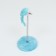 Dear for cats on a spring with a mouse (5 cm), 10.5 x 23 cm, blue