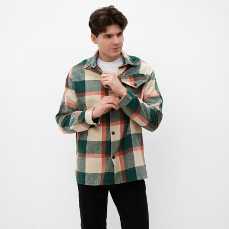 Male shirt in the MIST cage, size 48, green-5