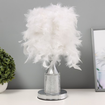 Glamur light lamp E27 40W chrome 26x26x37cm Risalux