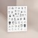 Super Lady nail stickers, multi -colored