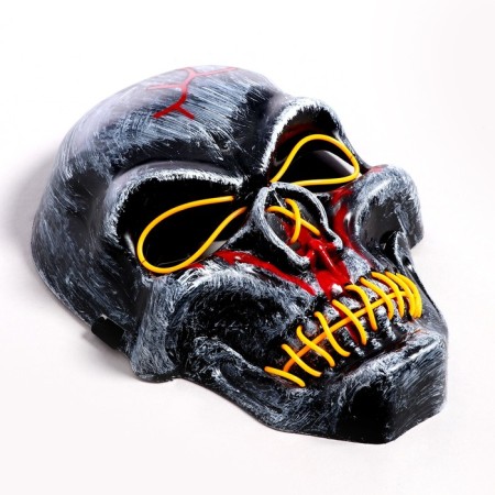 Carnival mask "Skull", light-5