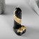 Figure candle "Favorite" Black with a whip 12.5cm
