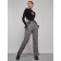 Semi -combinezone ski insulated female winter, size 40, color gray