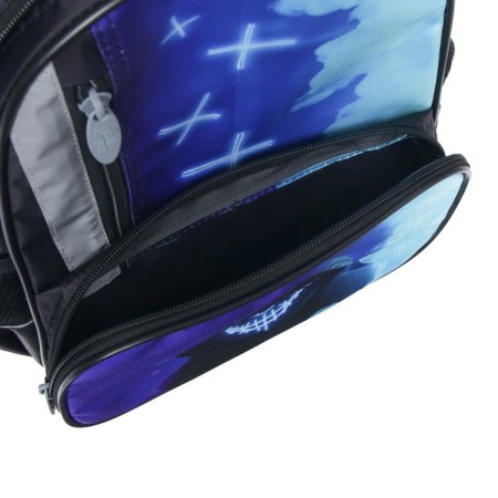 School backpack, 37 x 26 x 13 cm, ergonomic back, calligrata orth "mask"-12