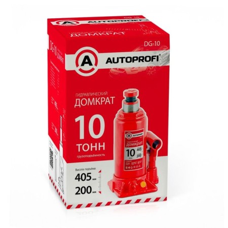 Hydoprofi DG-10 hydraulic jack, bottle, 10 tons, lifting height 405 mm-1
