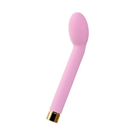 Unrealistic vibrator Love to Love for a G OMG point, silicone, pink color, 17 cm-1