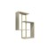 Wounding wall loft DQ Damels, 700*186*892, m/c gold, Terra chip