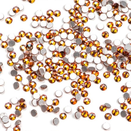 Rhinestones holographic TNL, No. 6 “Caramel”, 50 pcs