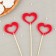 Silicone Mold for candies and chocolate "Heart", 6 × 4.5 cm, Color transparent