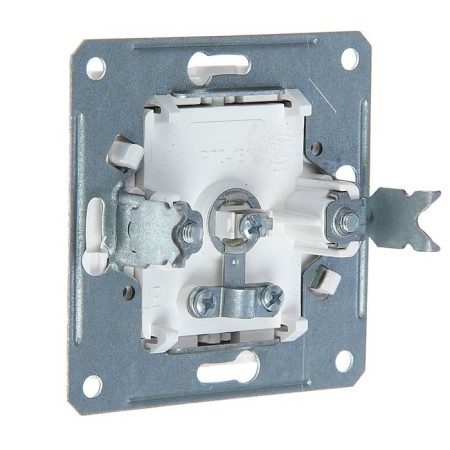 Television socket "W59" Sche RTS-151-4-86, single, hidden, terminal, champagne color-1