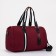 Sports bag with lightning, burgundy color
