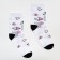 Socks men's minku "figures" color white, size 40-41 (27 cm)
