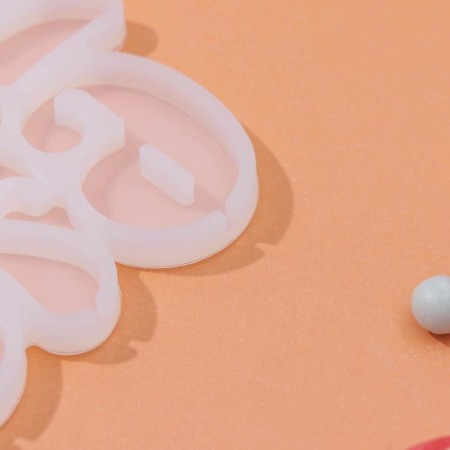 Form for candies “numbers”, silicone, 16.5 × 10 × 0.7 cm, 10 cells, white color-4