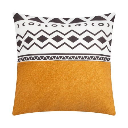 Pillowcase decorative Ethel ornament Color yellow 45 x 45 cm, 100% p/e
