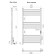 Electric Implementer Indigo Attic, 1000x500 mm, timer, hidden installation, black
