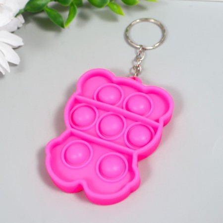 Trick Rubber Antistress (endless pimpa) "Bear" mix 8.3x5.8x1.3 cm-2