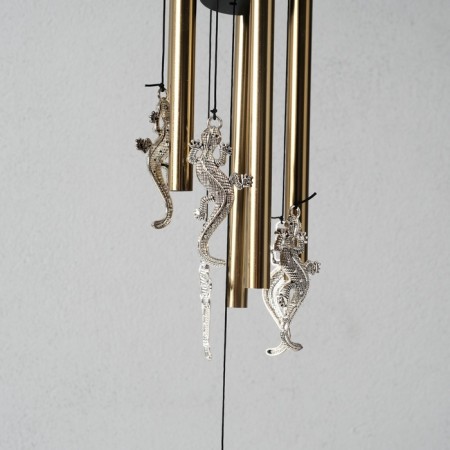 Wind Music Metal "Lizard" 5 tubes 60 cm-2