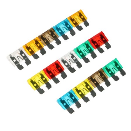 FUSE Standard, 5A, 7.5A, 10A, 15A, 20A, 25A, 30A, set 14 pcs