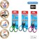 Scissors Erichkrause Standard+, 17 cm, with improved double sharpening, handles with anti -slip rubber inserts, mix