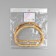 Handles for bag, 2 pcs, bamboo, 17 × 12 cm, thickness 0.8 cm