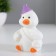 Nightlight "duck" LED 1W 3x lr44 white 8x4.4x12cm Risalux